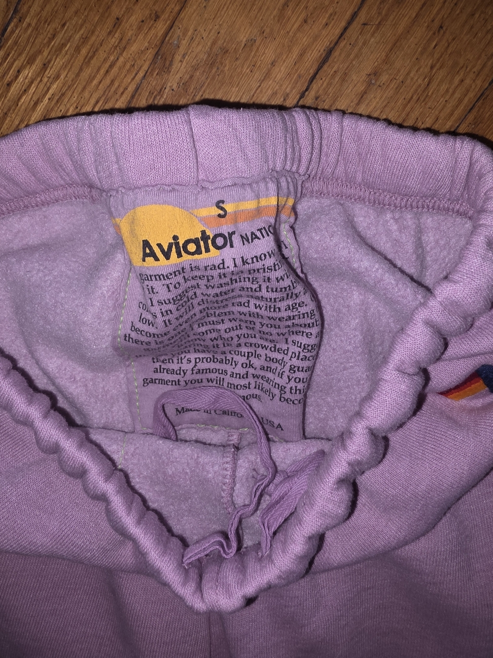 Aviator Nation Rainbow Heart Joggers - Picture 3 of 3